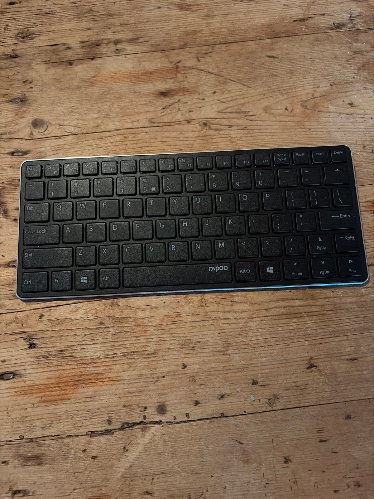 Rapoo E9300M Draadloos Toetsenbord - Qwerty, Computers en Software, Toetsenborden, Plug-and-play, Ophalen of Verzenden, Zo goed als nieuw