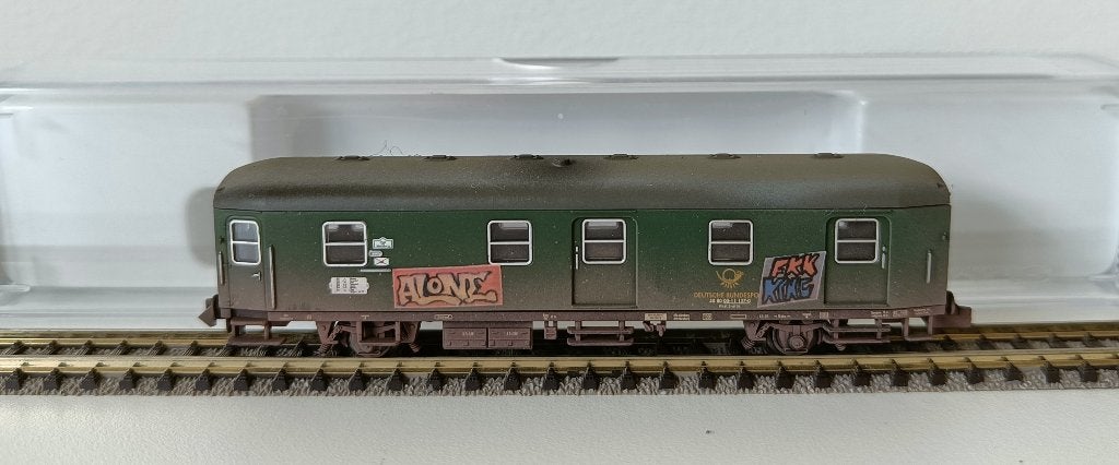 Electrotren 7507 Graffiti, Overige merken, Gelijkstroom, Wagon, Ophalen of Verzenden