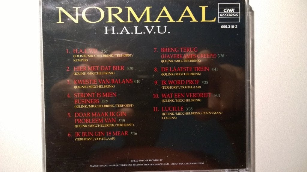 Normaal - H.A.L.V.U, Ophalen of Verzenden, Zo goed als nieuw, Rock