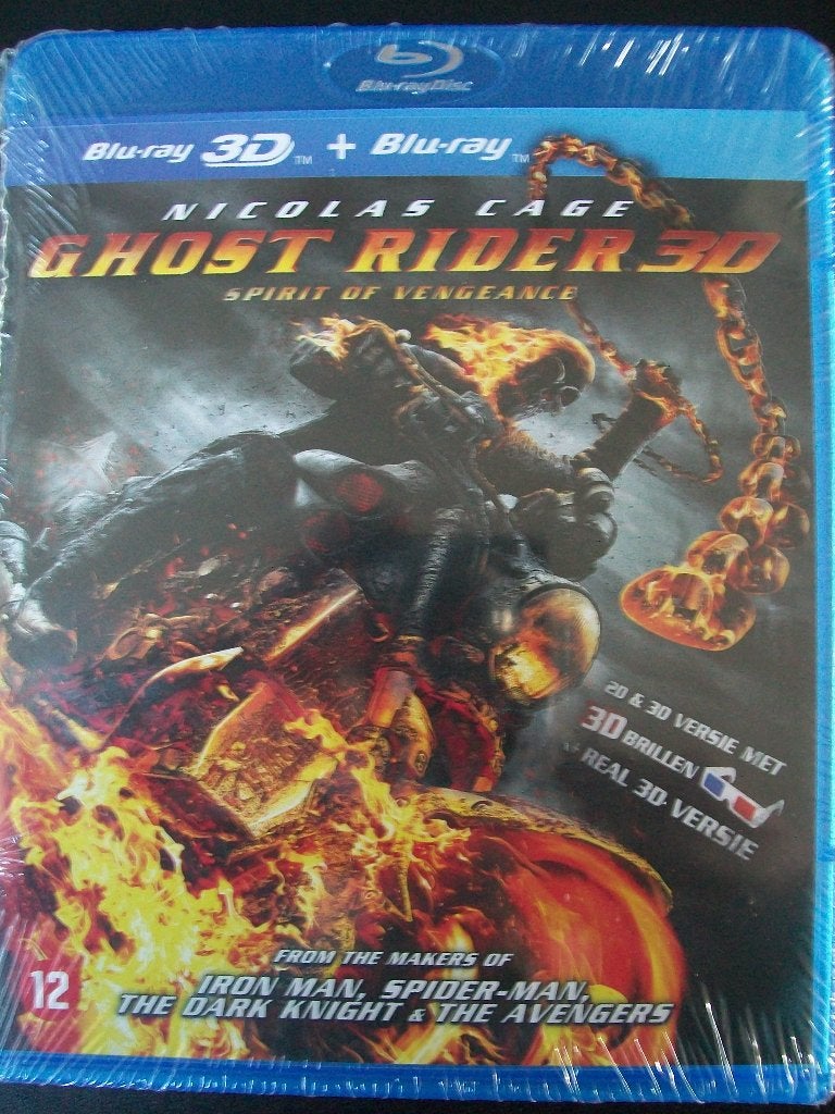 Blu-ray: GHOST RIDER 3D (2-disc) 2011 nieuw in seal, Engels, Verzenden, Nederlands, Film