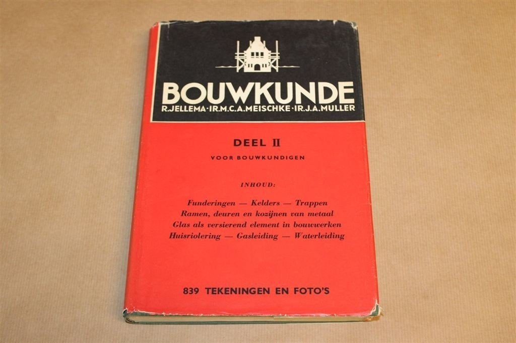 Bouwkunde voor HTO — Dl II, Funderingen, Trappen & Meer, 196, Boeken, Ophalen of Verzenden, Gelezen, Bouwkunde