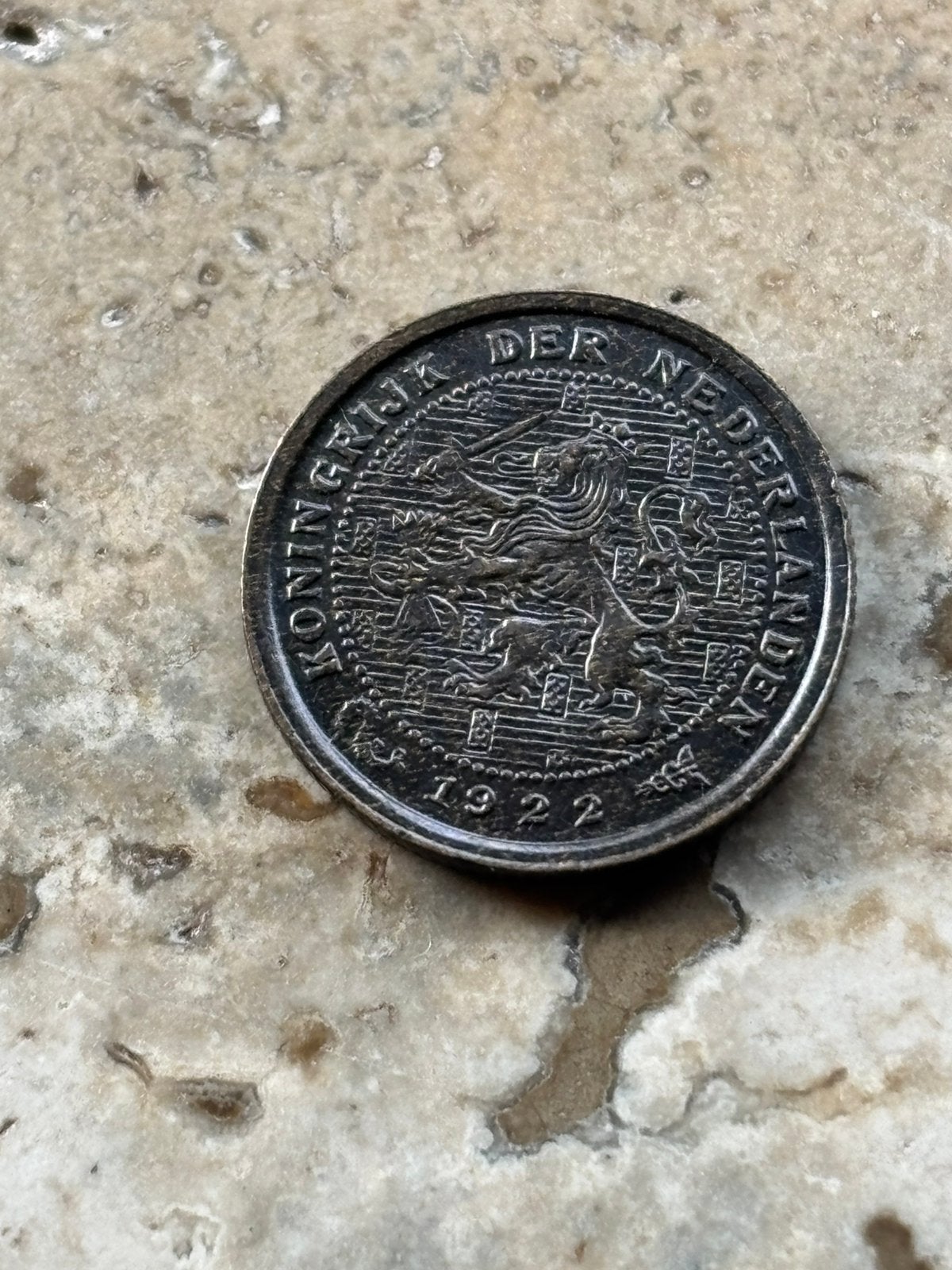 1/2 cent 1922 Wilhelmina, zeer mooie kwaliteit, Postzegels en Munten, Ophalen of Verzenden, Koningin Wilhelmina, Losse munt