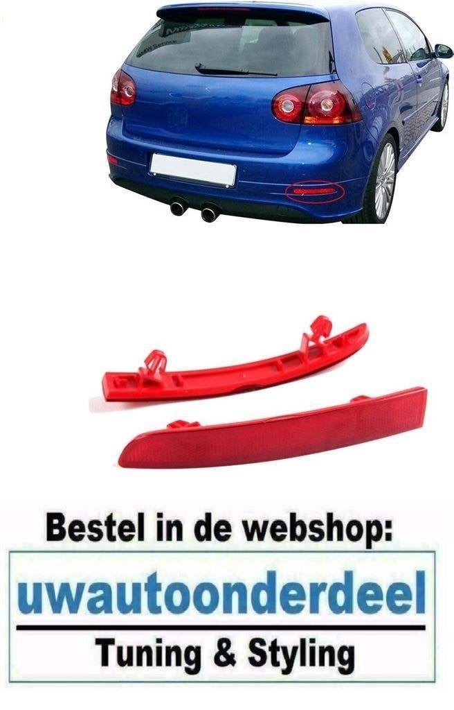Reflectoren Achterbumper Geschikt Voor Volkswagen Golf 5 R32, Verzenden, Automotive Parts, A.parts@hotmail.nl, Trasmolenlaan 12 3447 GZ Woerden