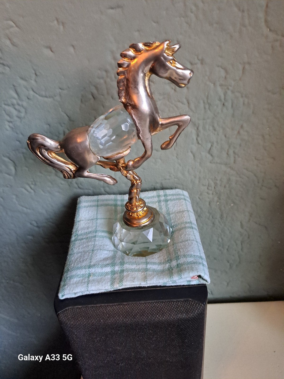 Decoratief paard met kristallen accenten, Ophalen of Verzenden