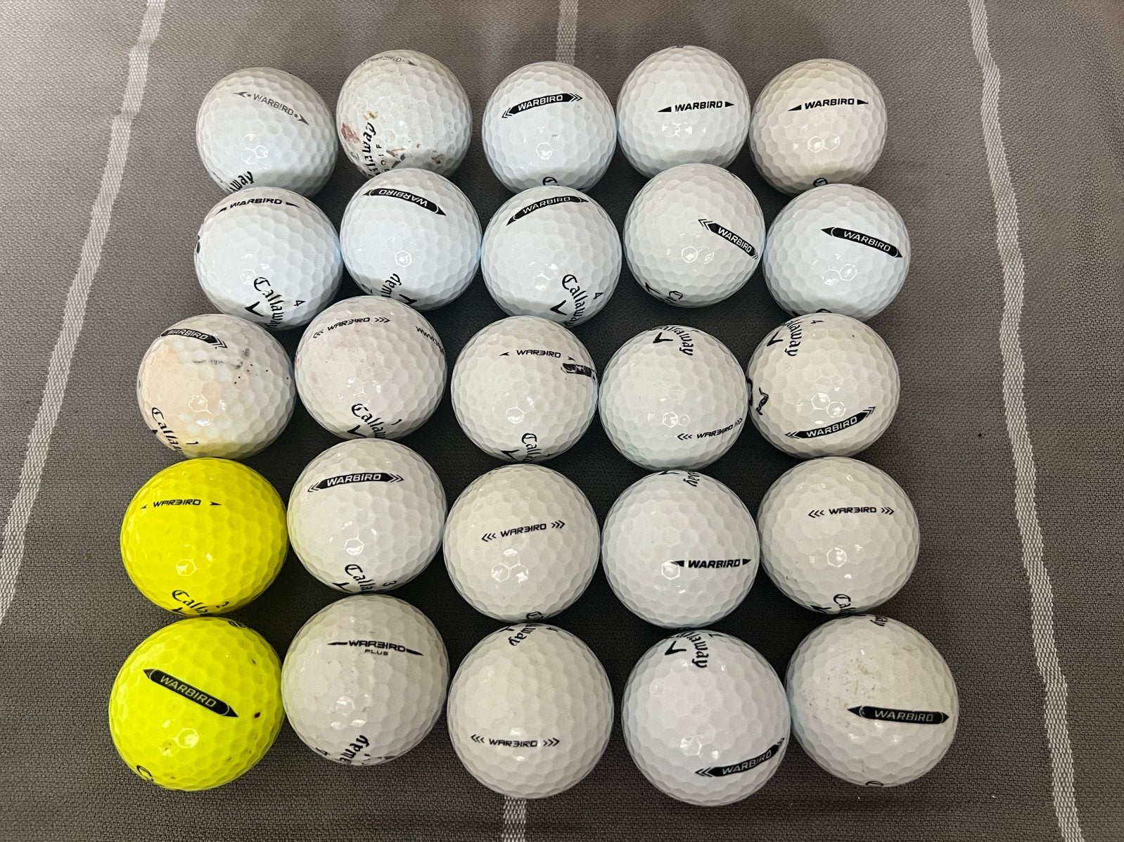 25 Callaway Warbird golfballen - Gebruikt, Ophalen of Verzenden, Gebruikt, Bal(len), Callaway