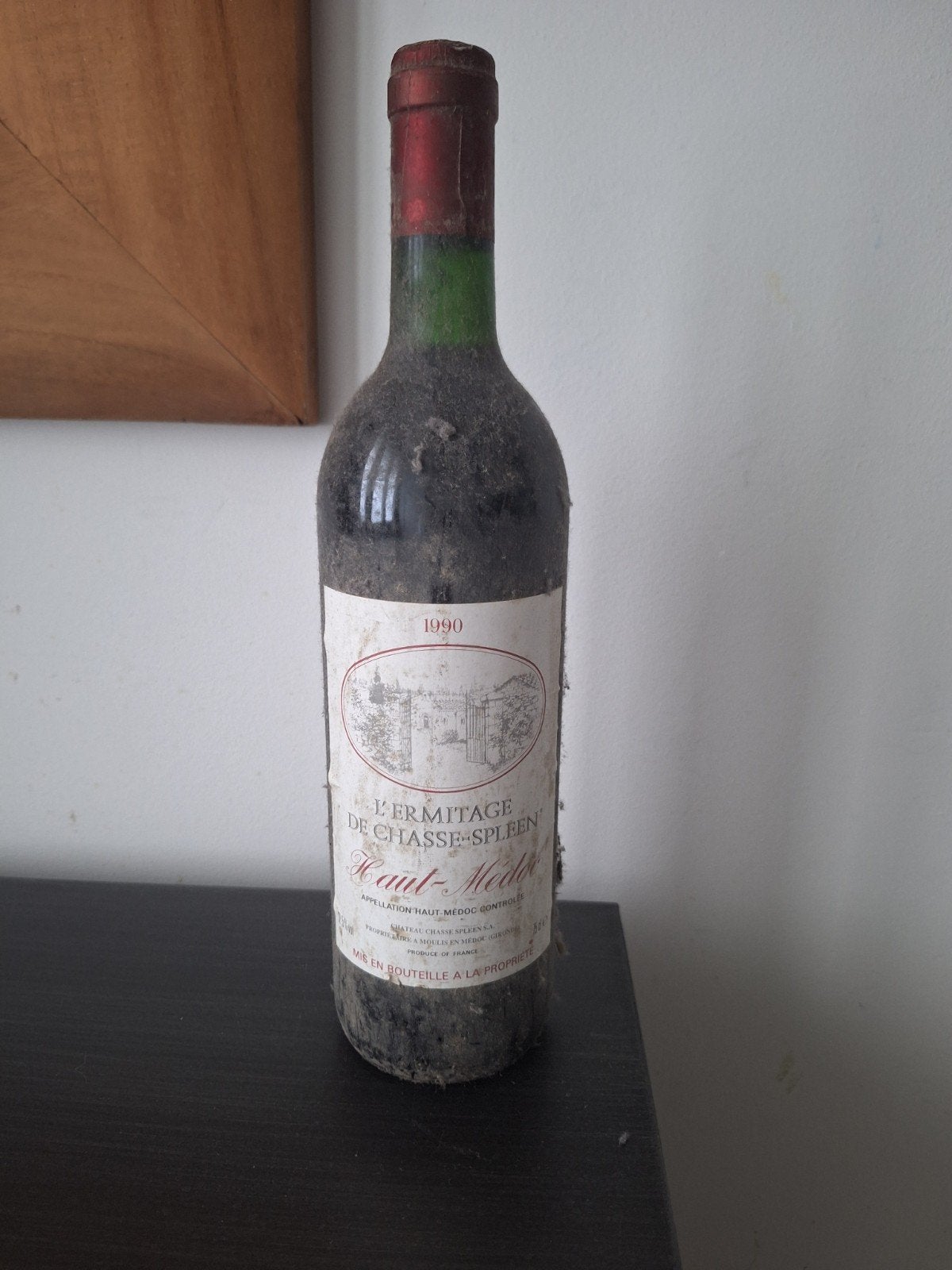L'Ermitage de Chasse-Spleen Haut-Médoc 1990, Ophalen of Verzenden