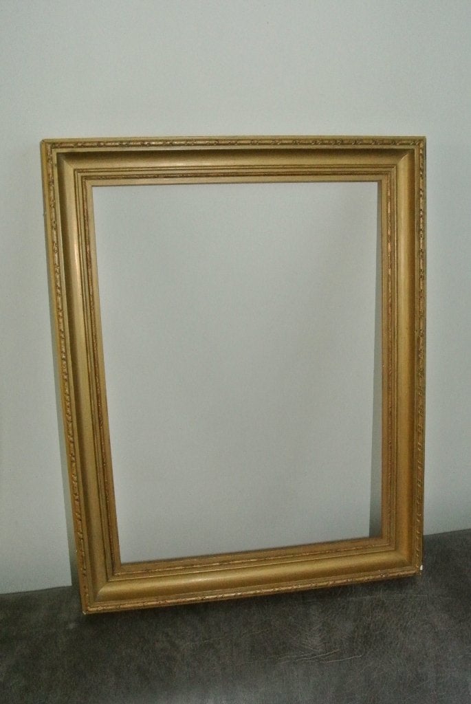 Schilderijlijst klassieke gouden lijst, Huis en Inrichting, Woonaccessoires | Lijsten, Gebruikt, Schilderijlijst, Ophalen of Verzenden