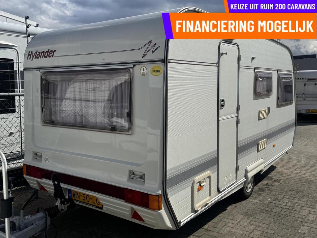 Hylander 390 VOORTENT + 4 PERS + WC, Caravans en Kamperen, Overige merken, Bedrijf, Tot en met 3, 750 - 1000 kg