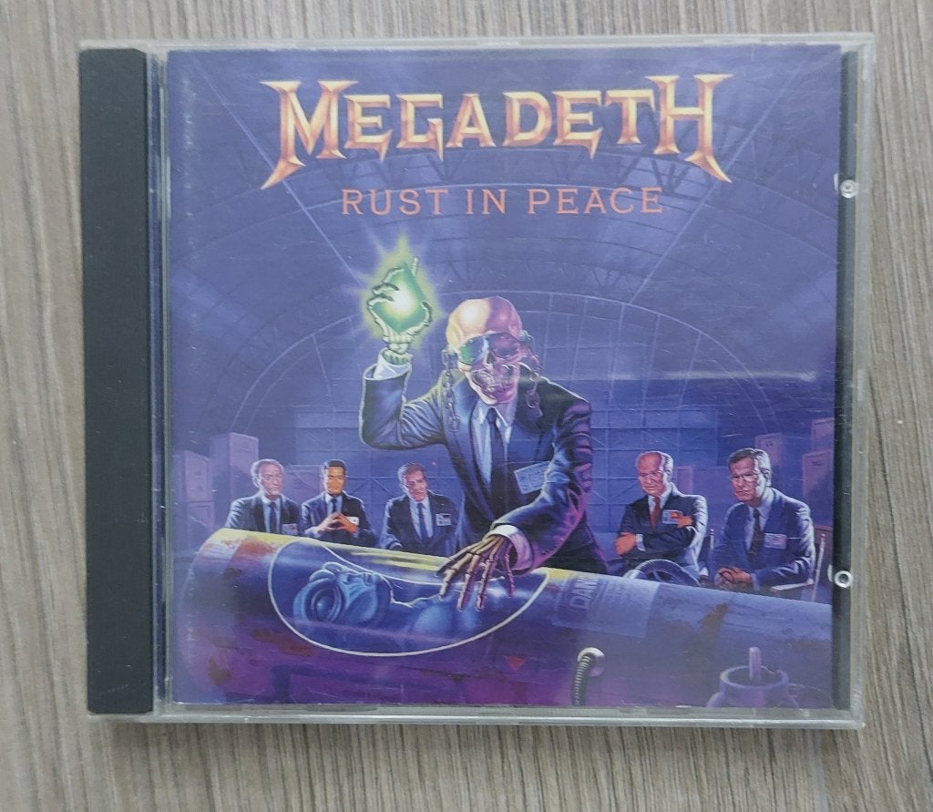 CD megadeth, Rest in Piece, eerste uitgave uit 1990, Ophalen of Verzenden, Zo goed als nieuw