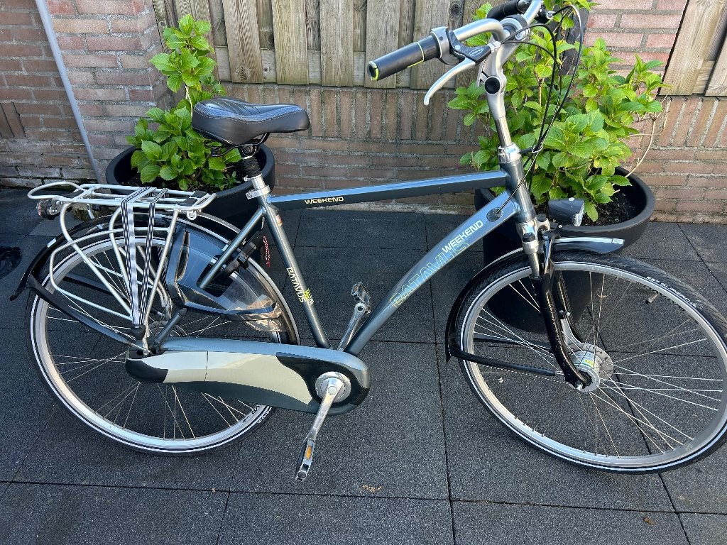 Batavus herenfiets, Fietsen en Brommers, Fietsen | Dames | Damesfietsen, Zo goed als nieuw, Batavus, Versnellingen, 53 tot 56 cm