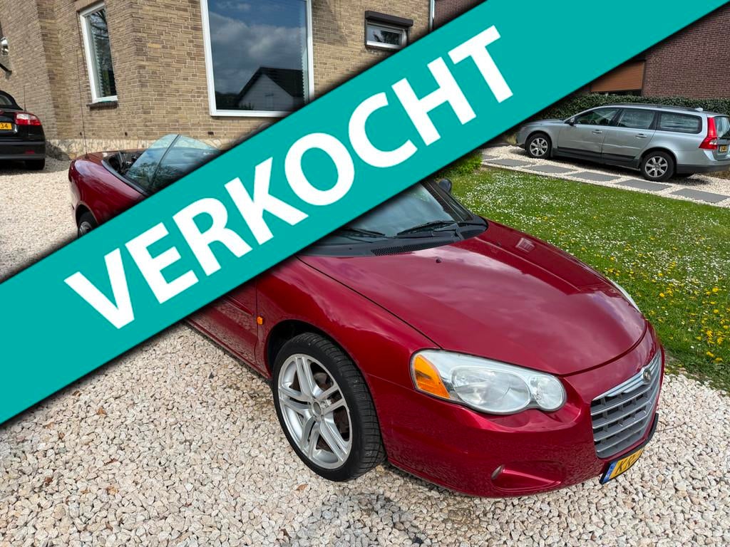 Chrysler Sebring 2.7i V6 Limited Convertible Nwe APK., Auto's, Chrysler, Gebruikt, Cabriolet, 4 stoelen, 1507 kg