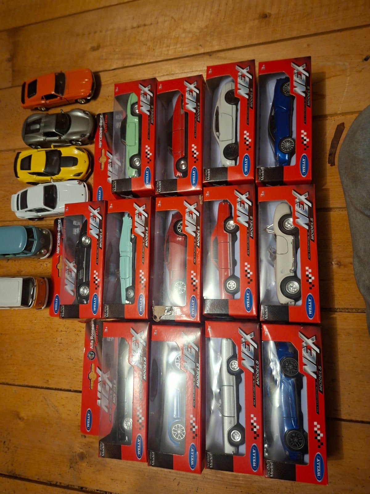 Model auto's collectie, Ophalen