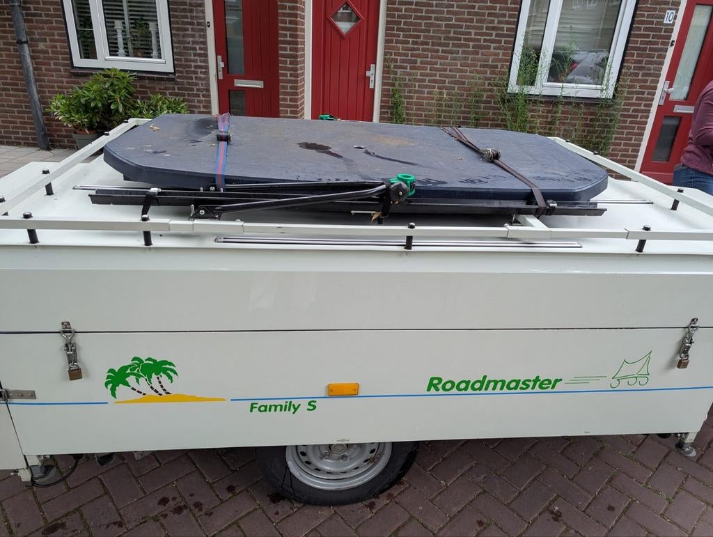 Roadmaster Family S 8-persoons vouwwagen compleet, Overige kleuren, Aanwezig, Meer dan 6, Ophalen