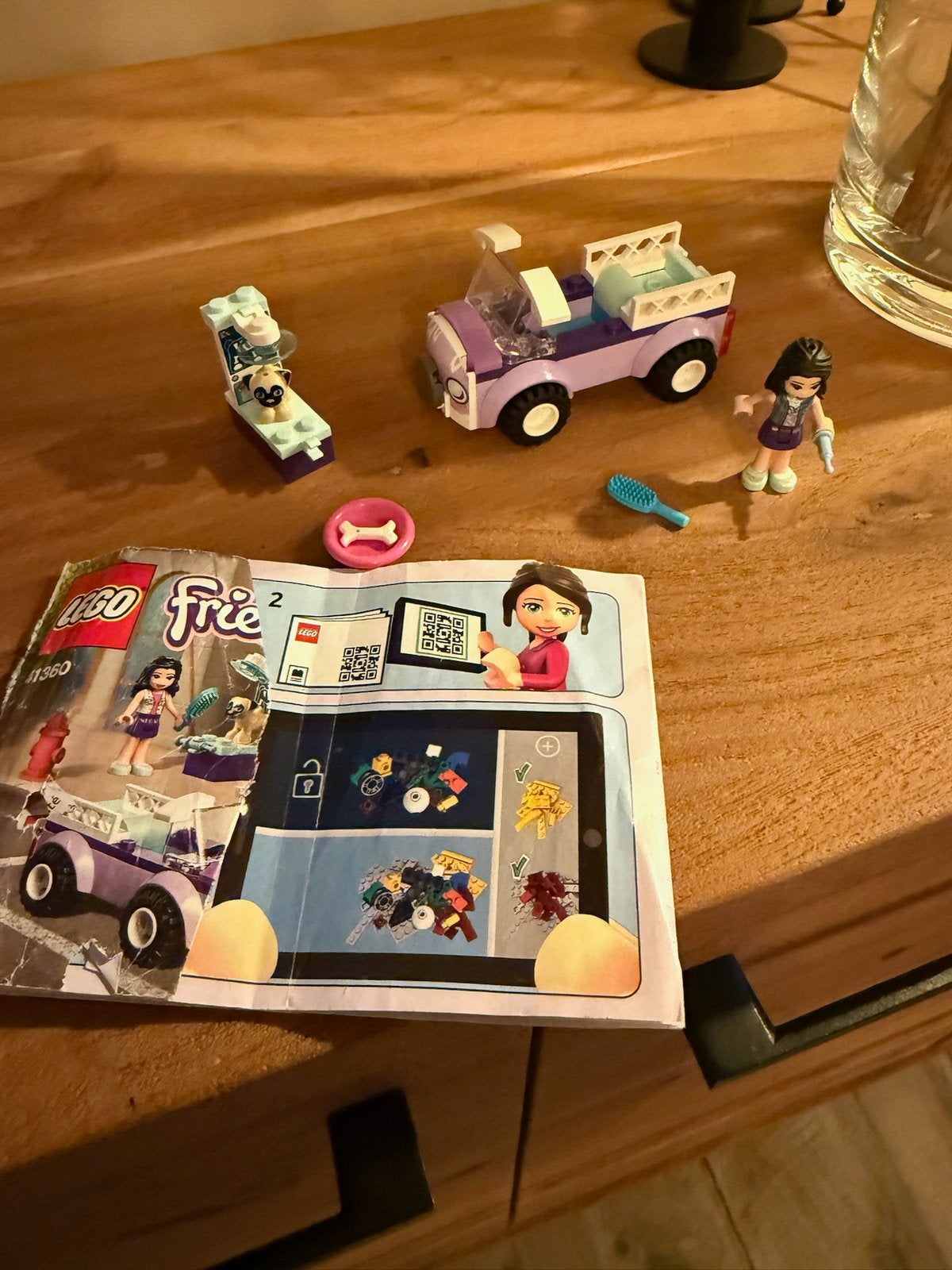 Lego Friends ‘Emma’s Mobiele Dierenkliniek’ speelset - 41360, Ophalen of Verzenden, Zo goed als nieuw