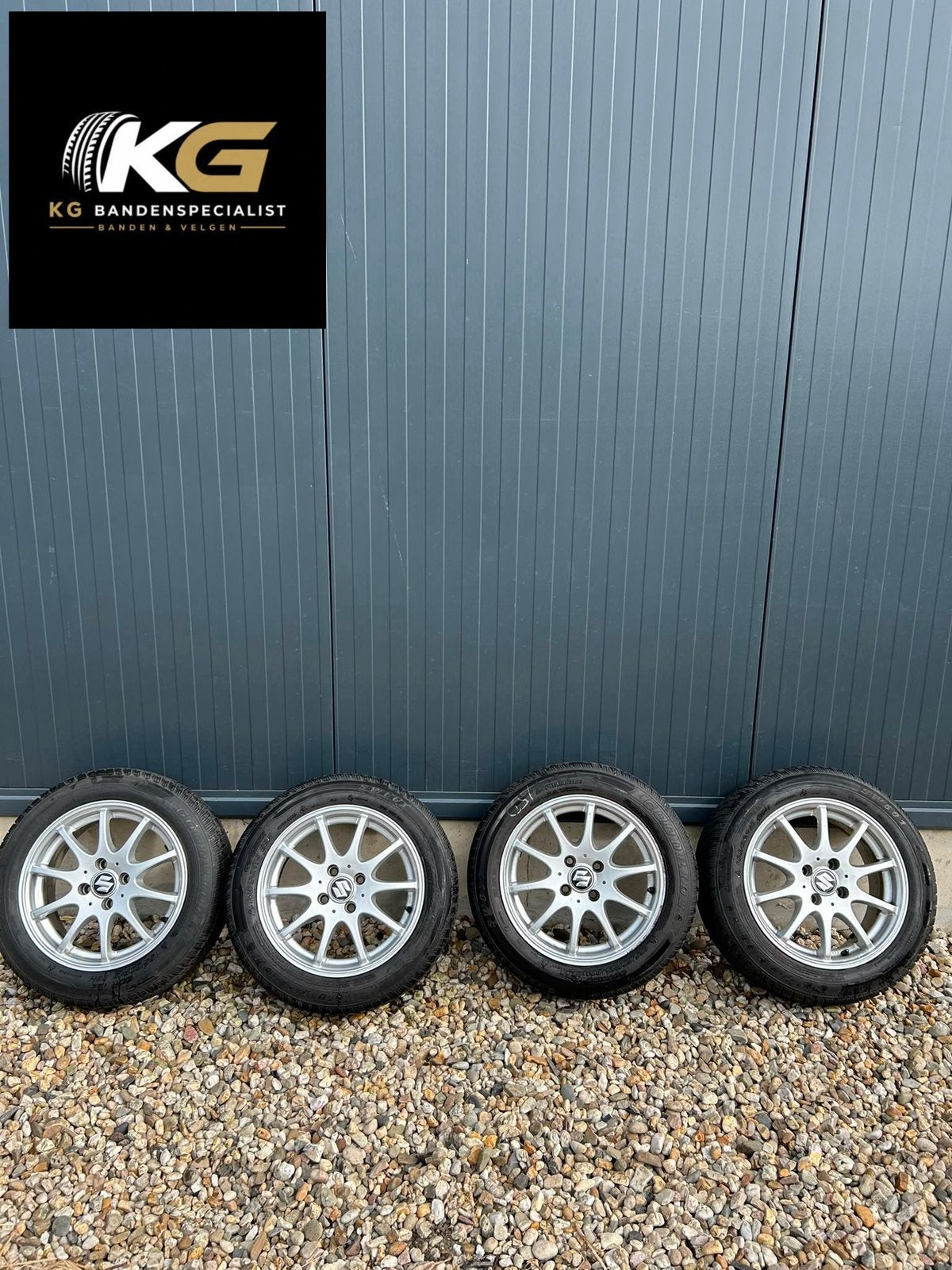 Chrome suzuki velgen, Ophalen, Gebruikt, 15 inch, Banden en Velgen