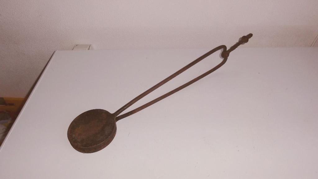 Wafelijzer, antiek handgesmeed ijzer, Antiek en Kunst, Ophalen of Verzenden