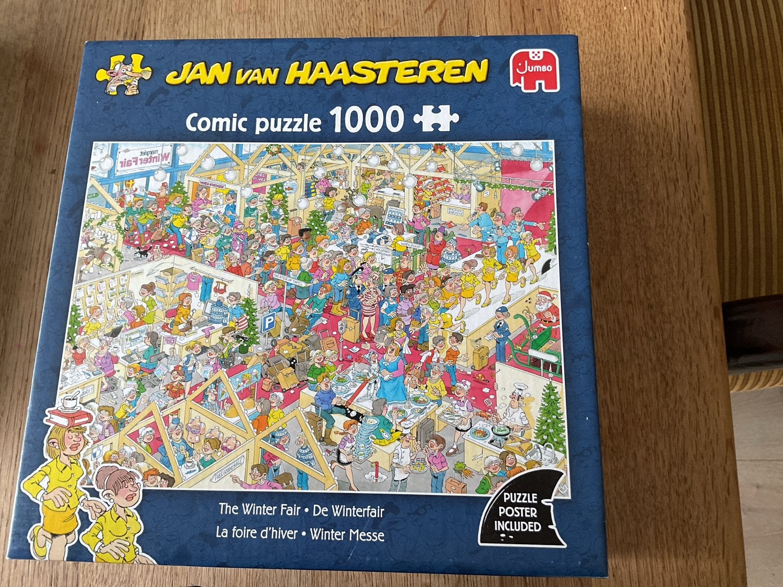 Jan van Haasteren puzzel 1000 stukjes “Winterfair”, Ophalen of Verzenden, 500 t/m 1500 stukjes, Zo goed als nieuw, Legpuzzel