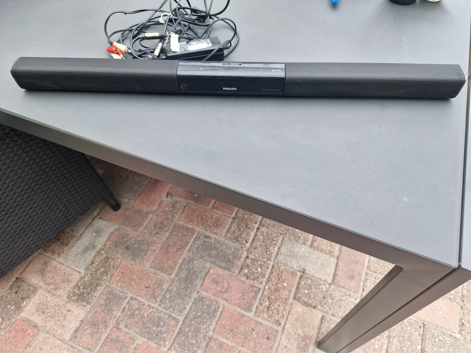 Philips HTL3140B/12 Soundbar met adapter, Ophalen of Verzenden, Gebruikt
