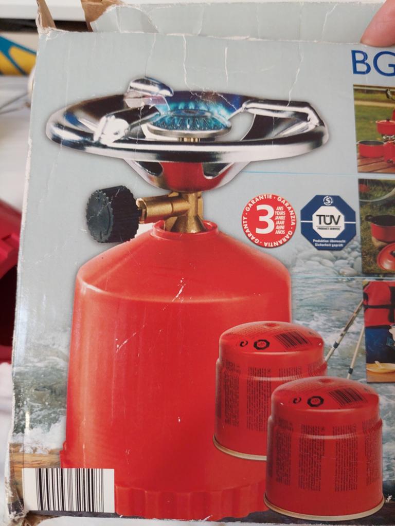 BG 1000 Camping Gasfornuis - zonder gas Draagbaar en Compact, Ophalen of Verzenden, Nieuw