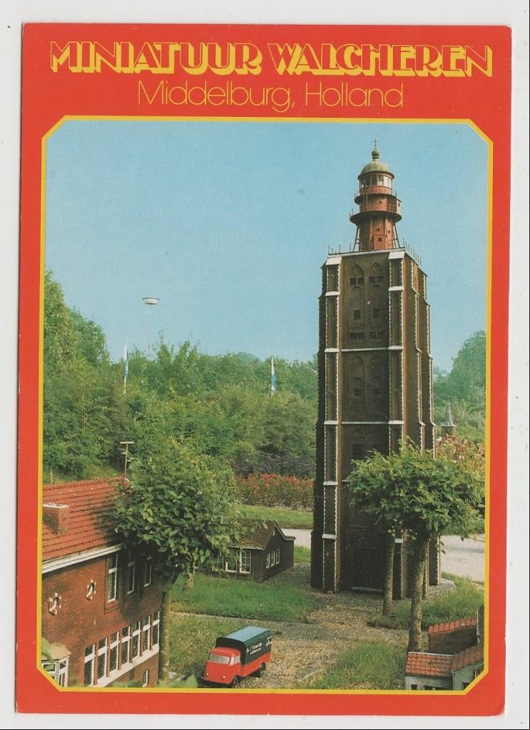 Vuurtoren Westkapelle in Miniatuur Walcheren 2000 Ongelopen, Verzenden, 1980 tot heden, Ongelopen, Zeeland