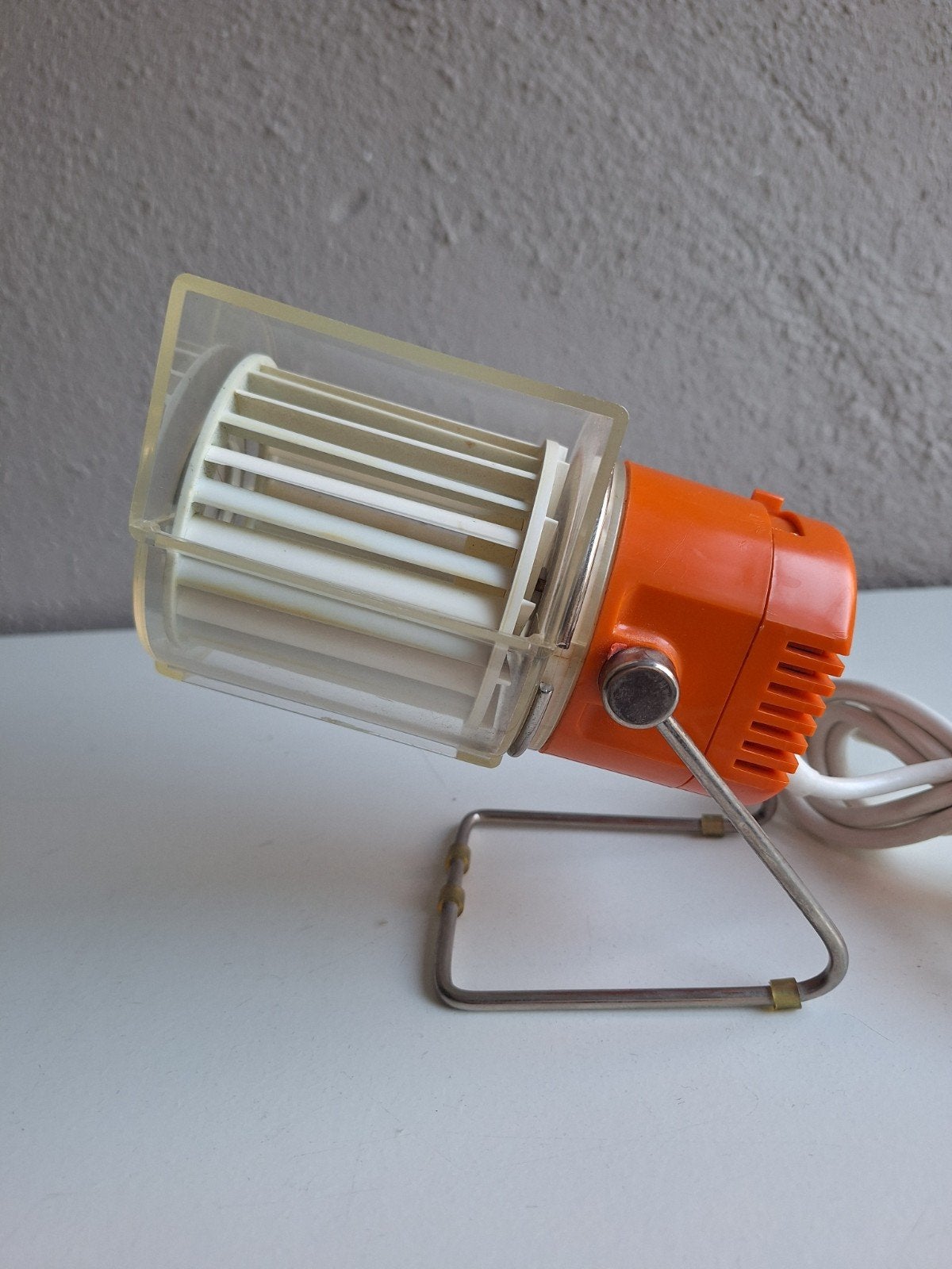 Vintage Kalorik 5830 Tafelventilator - Oranje Space Age, Verzamelen, Retro, Ophalen of Verzenden, Huis en Inrichting