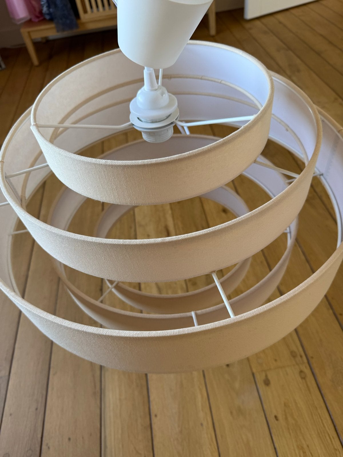 Westwing Hanglamp Miguel - Zo goed als nieuw, Ophalen of Verzenden, Zo goed als nieuw, Textiel, E27 (groot)