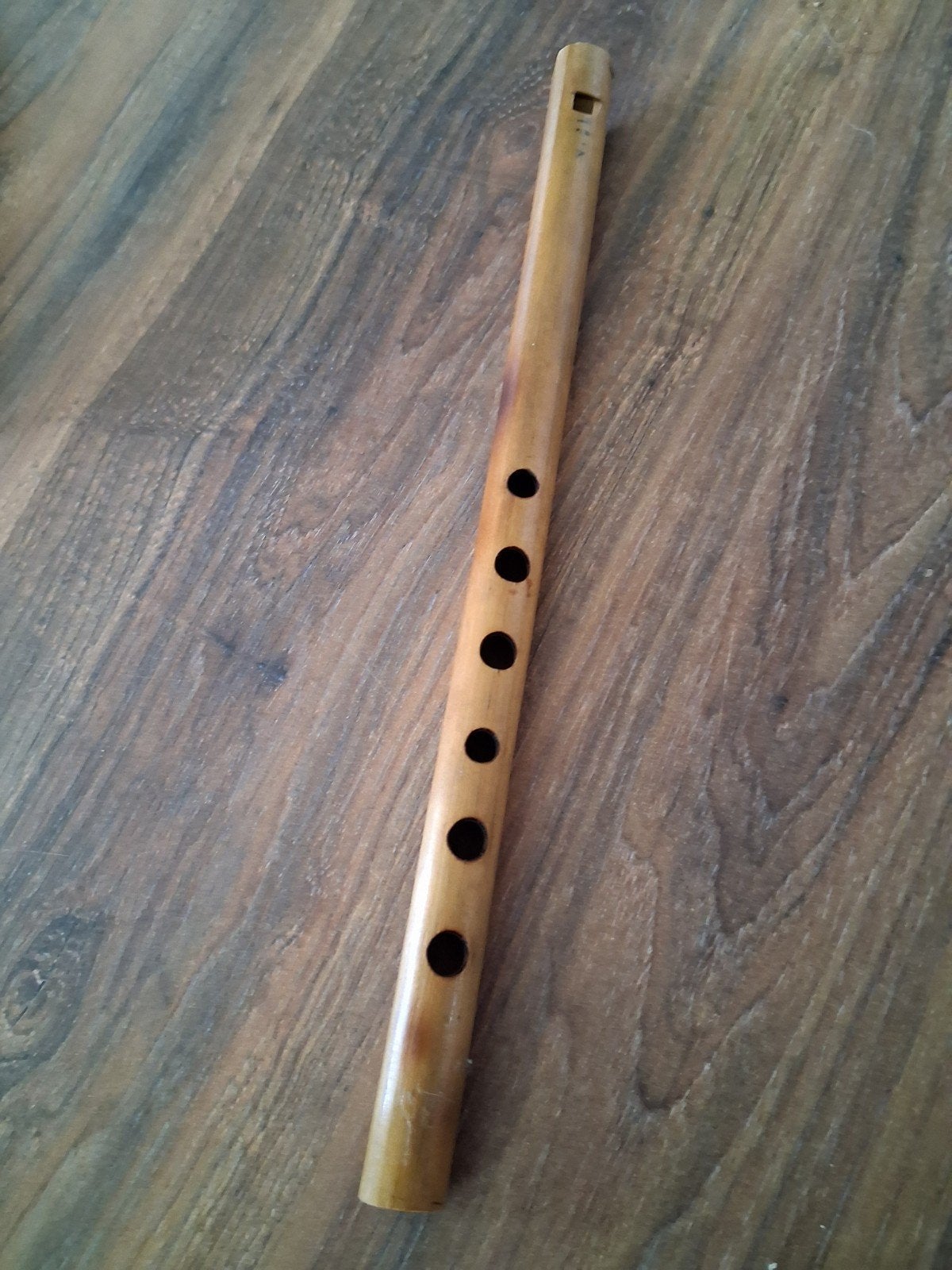 Bamboe fluit - Handgemaakt houten blaasinstrument, Muziek en Instrumenten, Blaasinstrumenten | Blokfluiten, Ophalen of Verzenden
