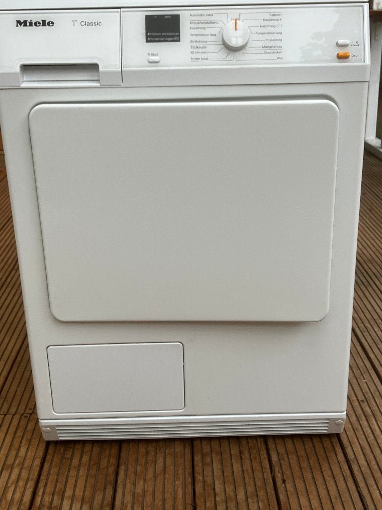 mooie Miele wasdroger, Ophalen, 6 tot 8 kg, Gebruikt, Voorlader