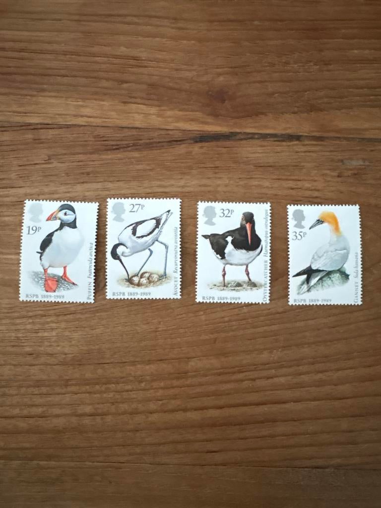 Groot-Brittannië 1989 Vogels postfris set, Verzenden, Postfris