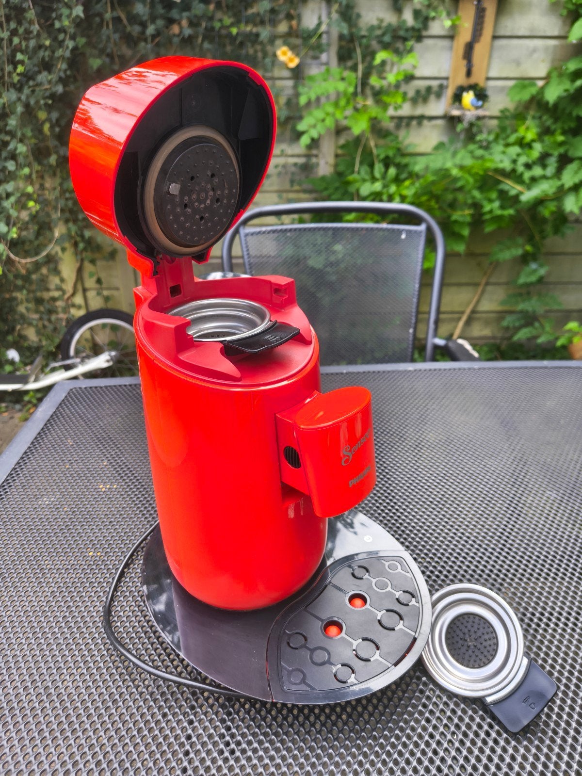 Philips Senseo apparaat - Rood, Ophalen of Verzenden, Zo goed als nieuw