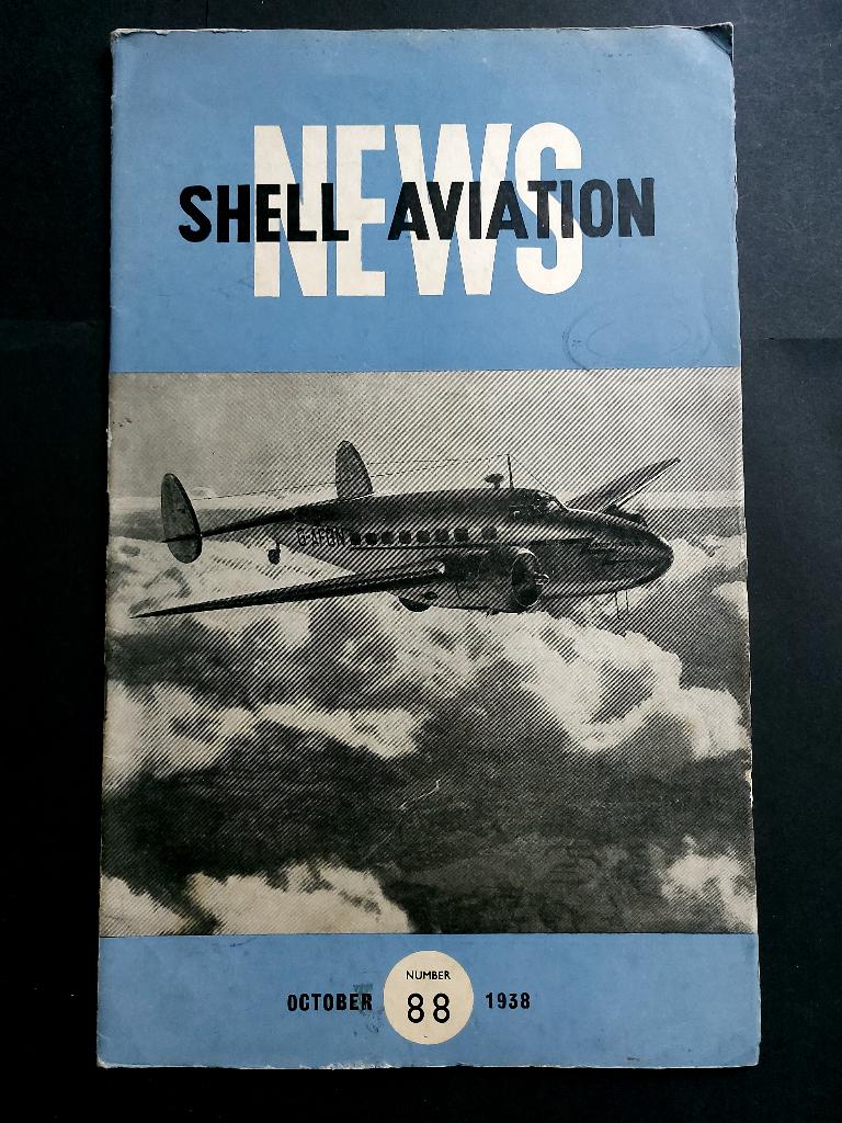 Shell Aviation News nummer 88 uit 1938 (BK419), Verzamelen, Luchtvaart en Vliegtuigspotten, Ophalen of Verzenden, Gebruikt, Boek of Tijdschrift