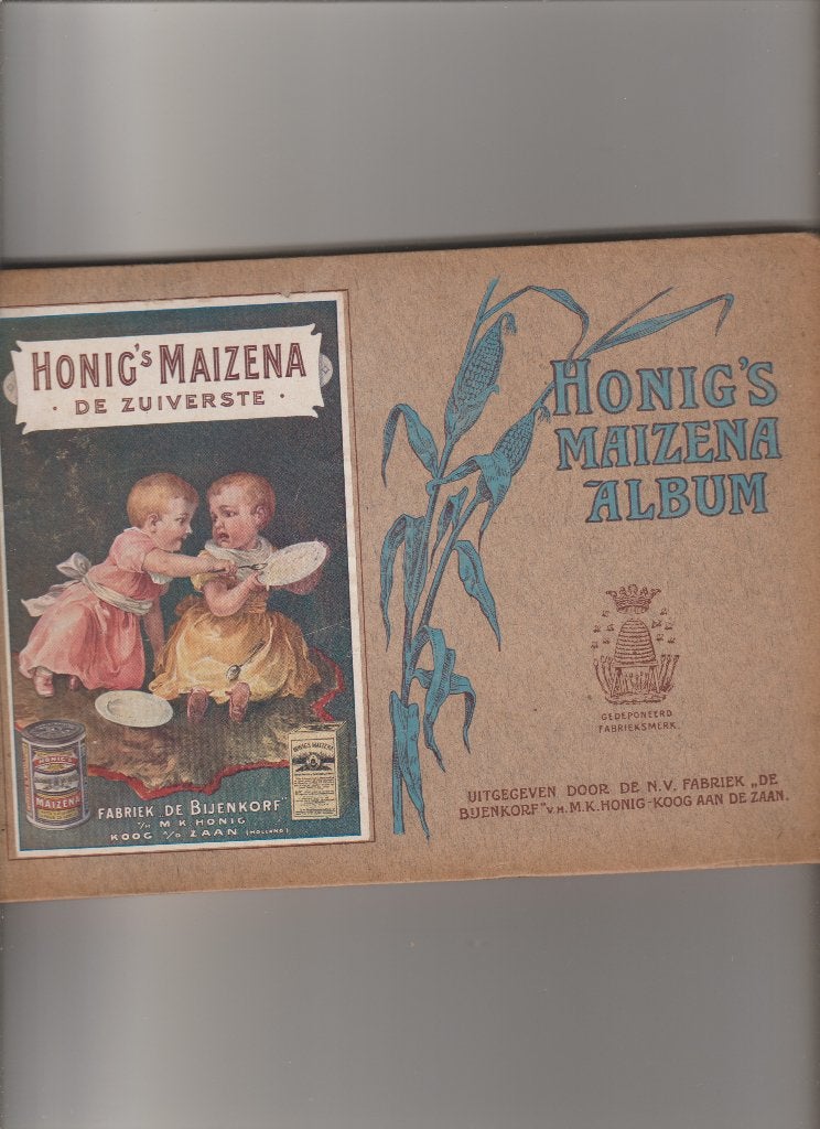 Vintage Honig's Maizena Album - Plaatjesalbum, Ophalen of Verzenden, Gelezen, N.V. Fabriek 'De Bijenkorf' v.h. M.K. Honig, Plaatjesalbum