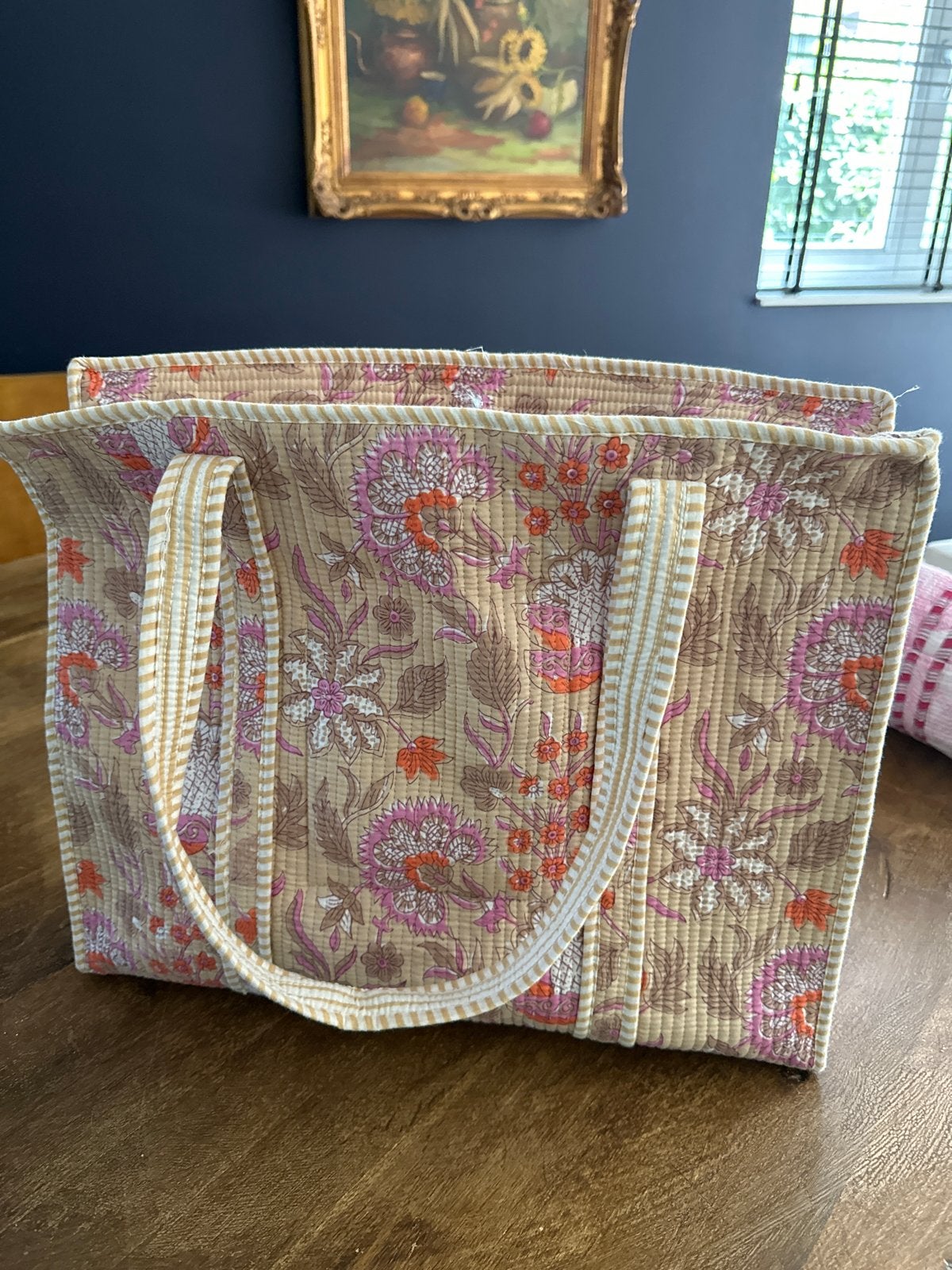 Tote bag katoen, Ophalen of Verzenden, Nieuw, Beige, Shopper