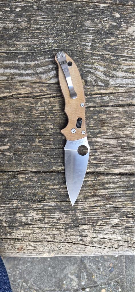 Spyderco manix 2 mes, Ophalen of Verzenden, Zo goed als nieuw