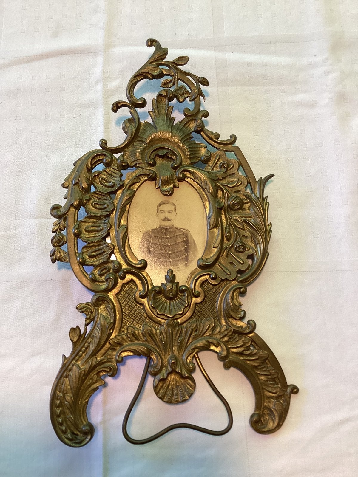 Antieke Franse Bronzen  Fotolijst.1880-1920. Rococo-Revival., Antiek en Kunst, Ophalen of Verzenden