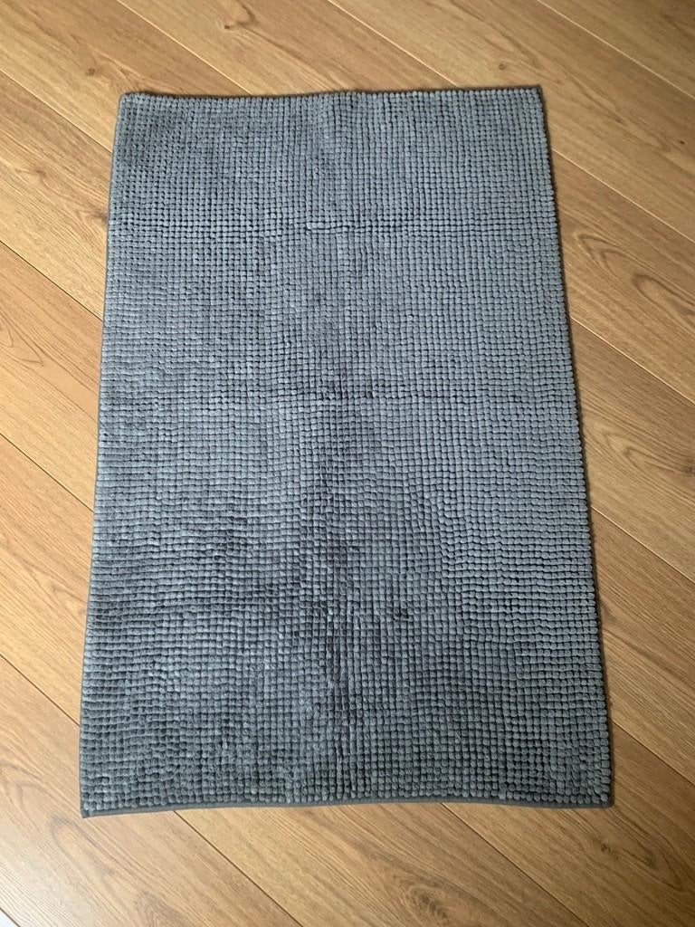 IKEA badmat grijs 'noppen" 60 x 90 cm, Ophalen, Zo goed als nieuw, Grijs, Badmat