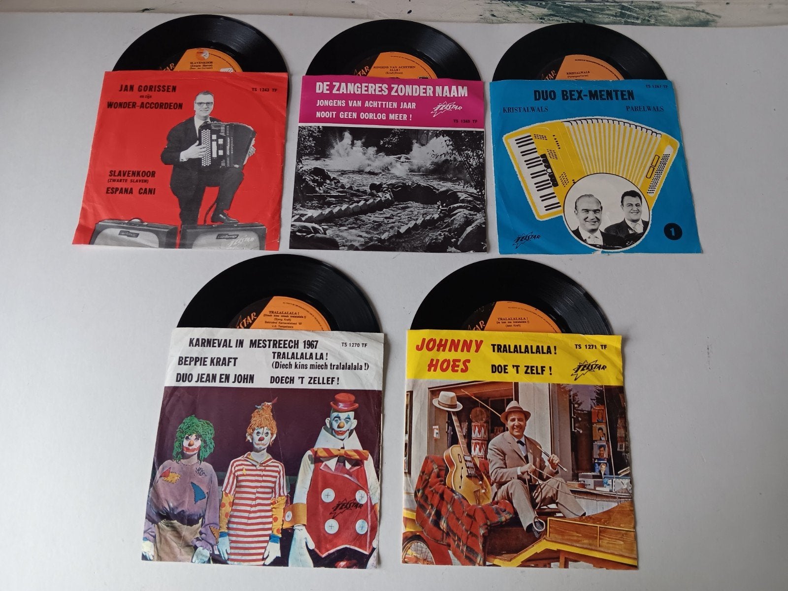 telstar singles, Ophalen of Verzenden, Gebruikt, Nederlandstalig