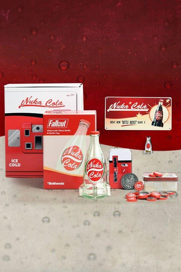 Fallout Fizz Club Bundle Nuka Cola, Verzamelen, Film en Tv, Nieuw, Film, Beeldje, Replica of Model, Ophalen of Verzenden