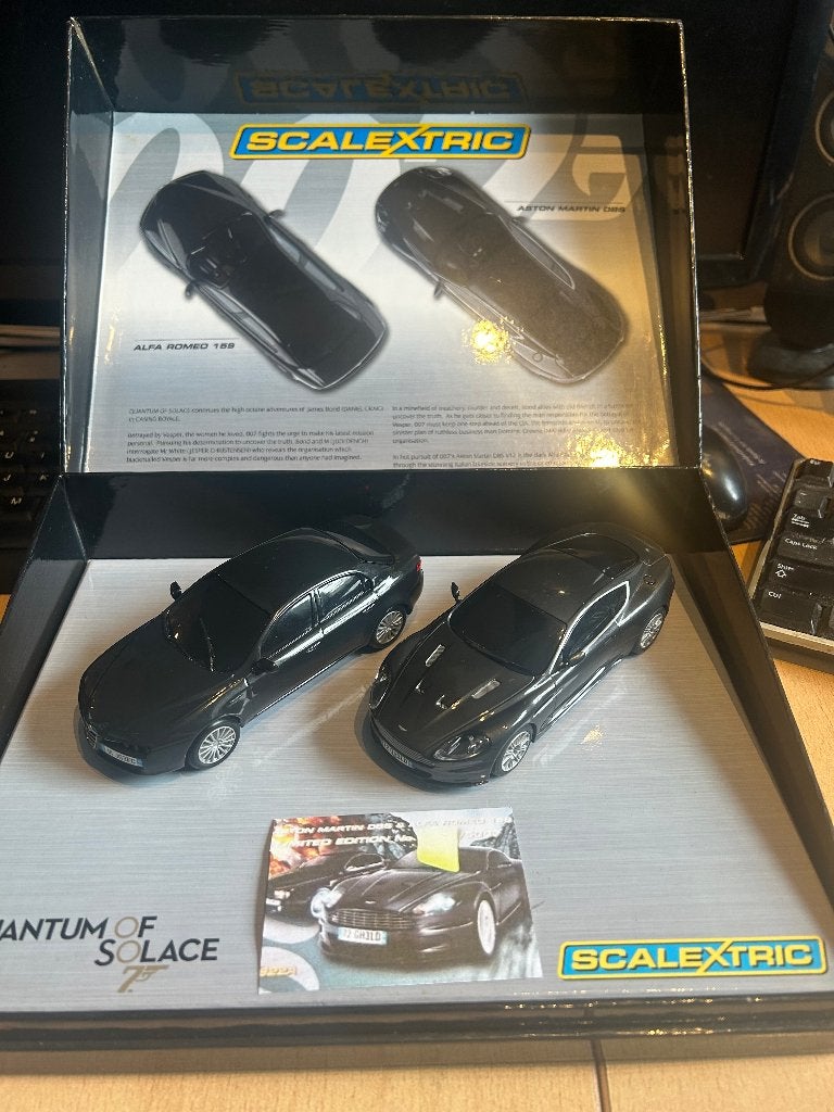Slotcar set : Scalextrix C2922A James Bond Quantum of Solace, Ophalen of Verzenden, Nieuw, Elektrisch, Overige merken