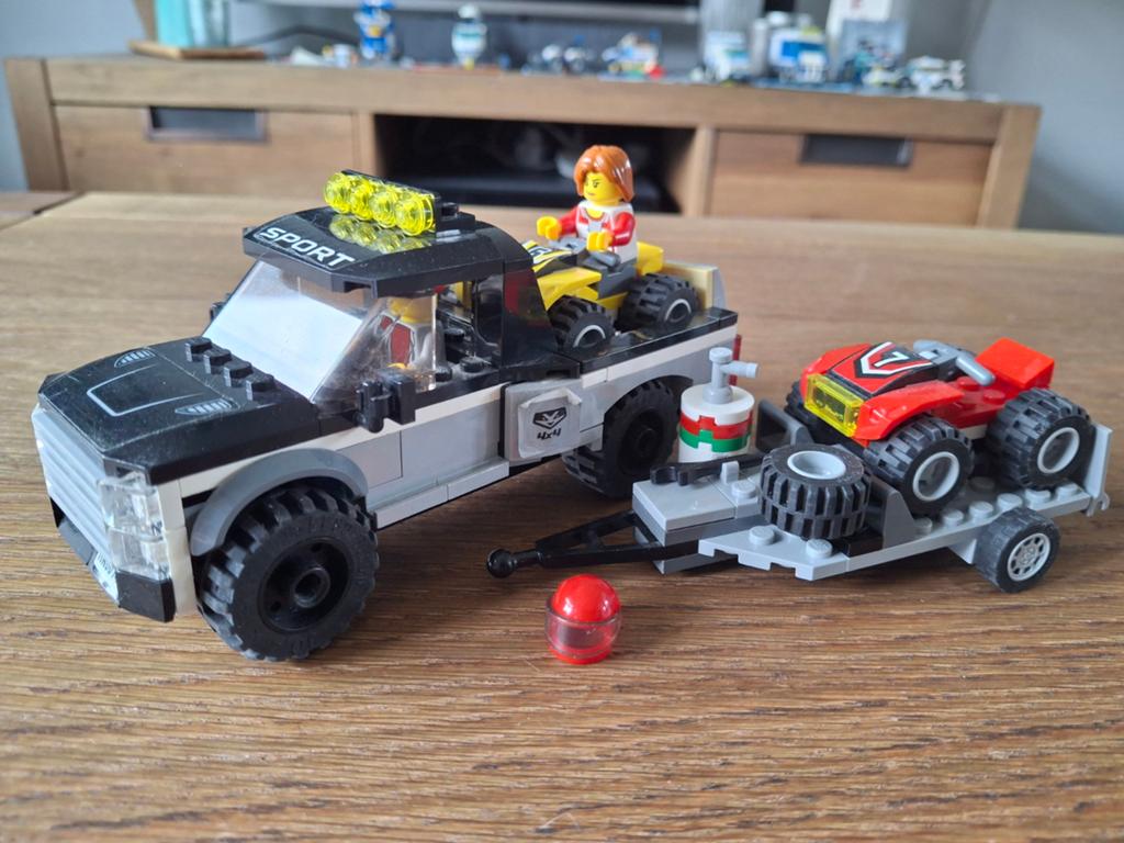 Lego City 60148 Racebuggy en Pick-up Truck met aanhanger, Kinderen en Baby's, Speelgoed | Duplo en Lego, Compleet, City, Lego