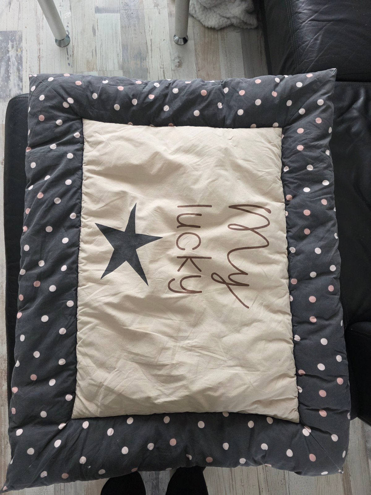 Mooi boxkleed met stippen en ster, Ophalen of Verzenden