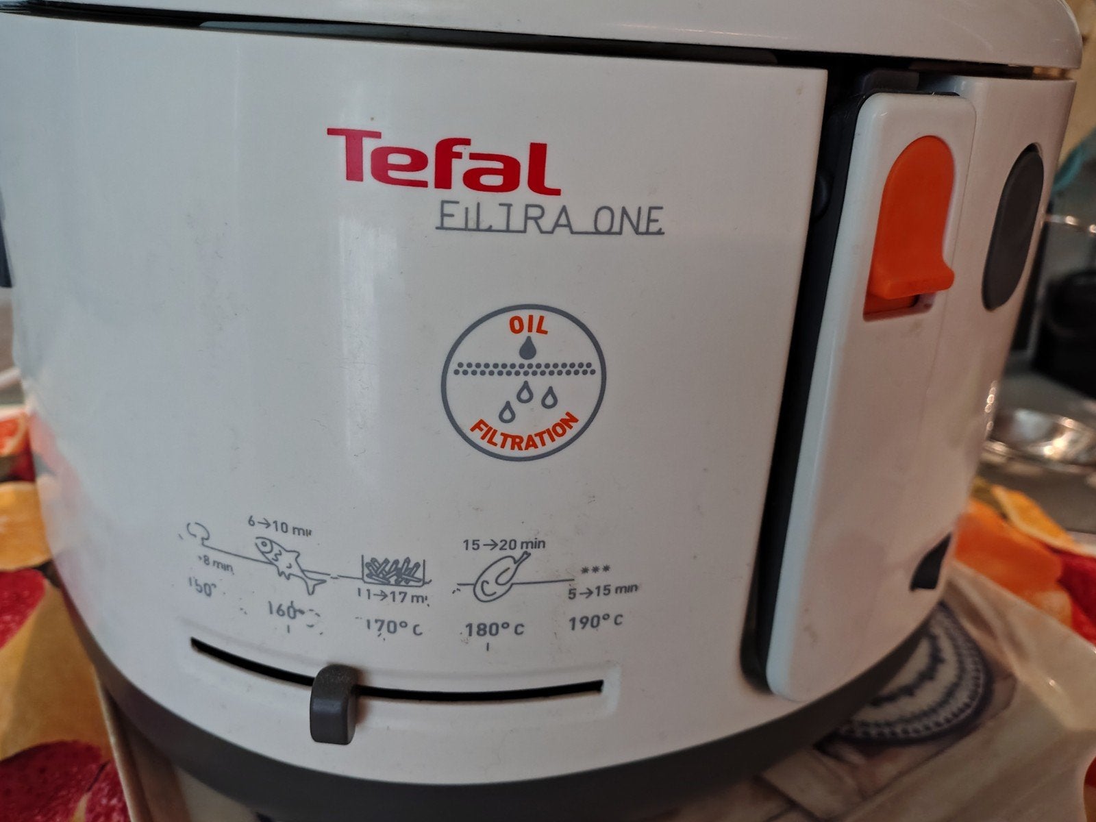 Tefal frituurpan, Ophalen