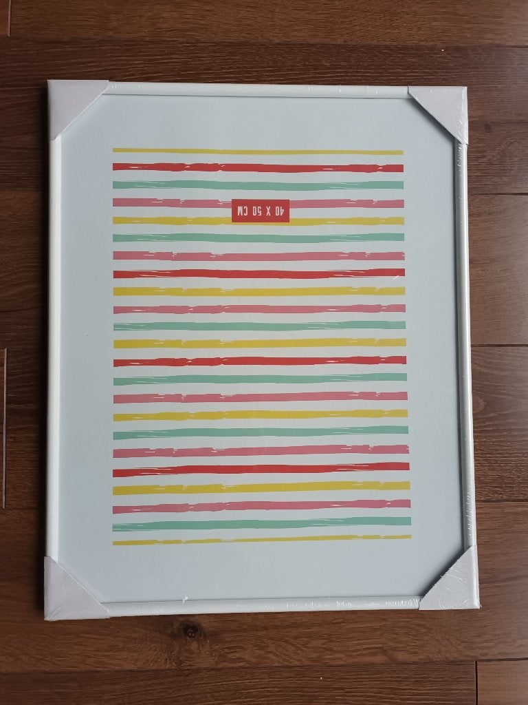 Witte fotolijst lijst wit 40 x 50 cm 40x50 Brooklyn nieuw, Nieuw, Ophalen of Verzenden, Fotolijst, Wit