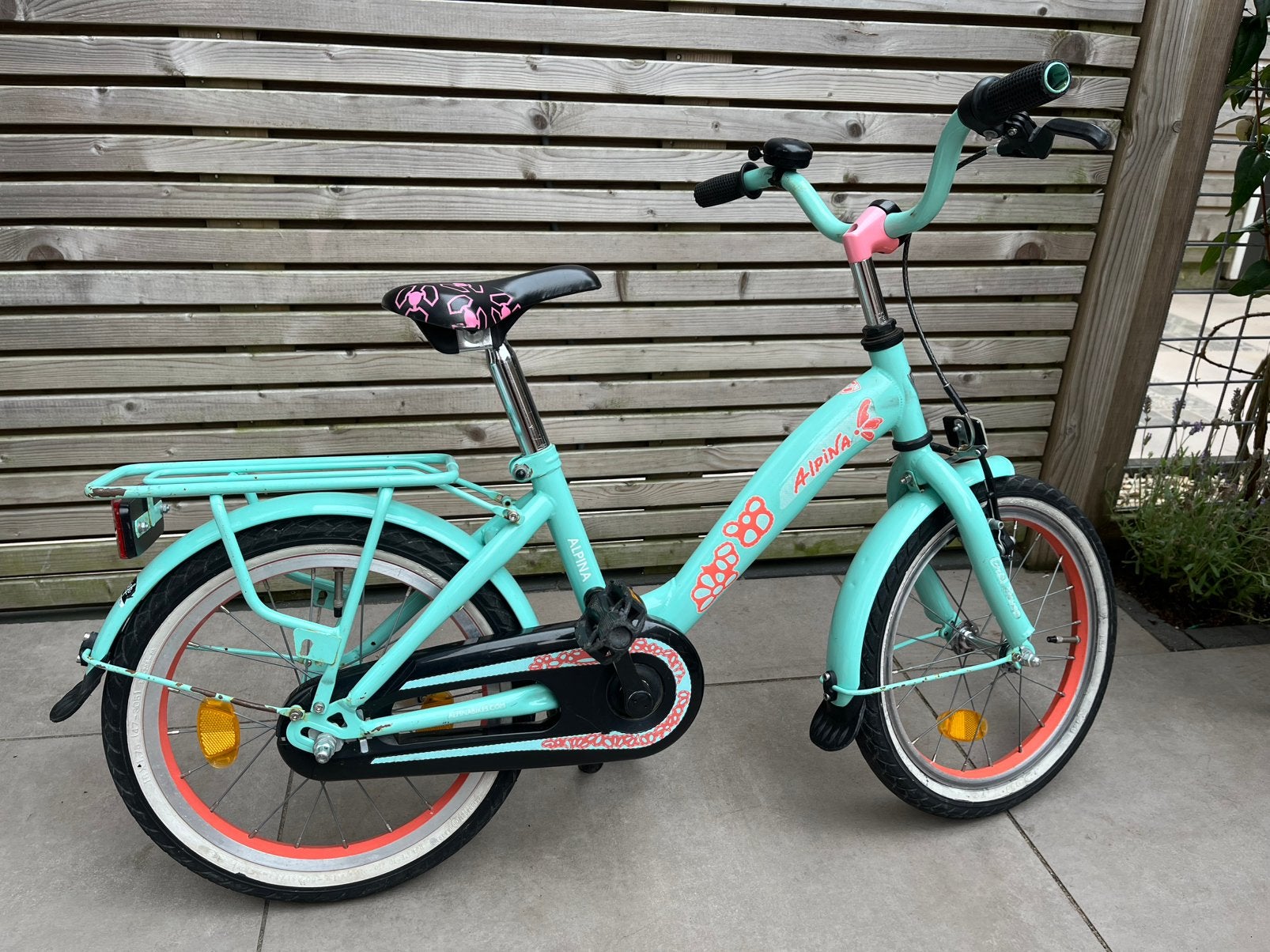Meidenfiets, Ophalen, Terugtraprem, Gebruikt, Handrem