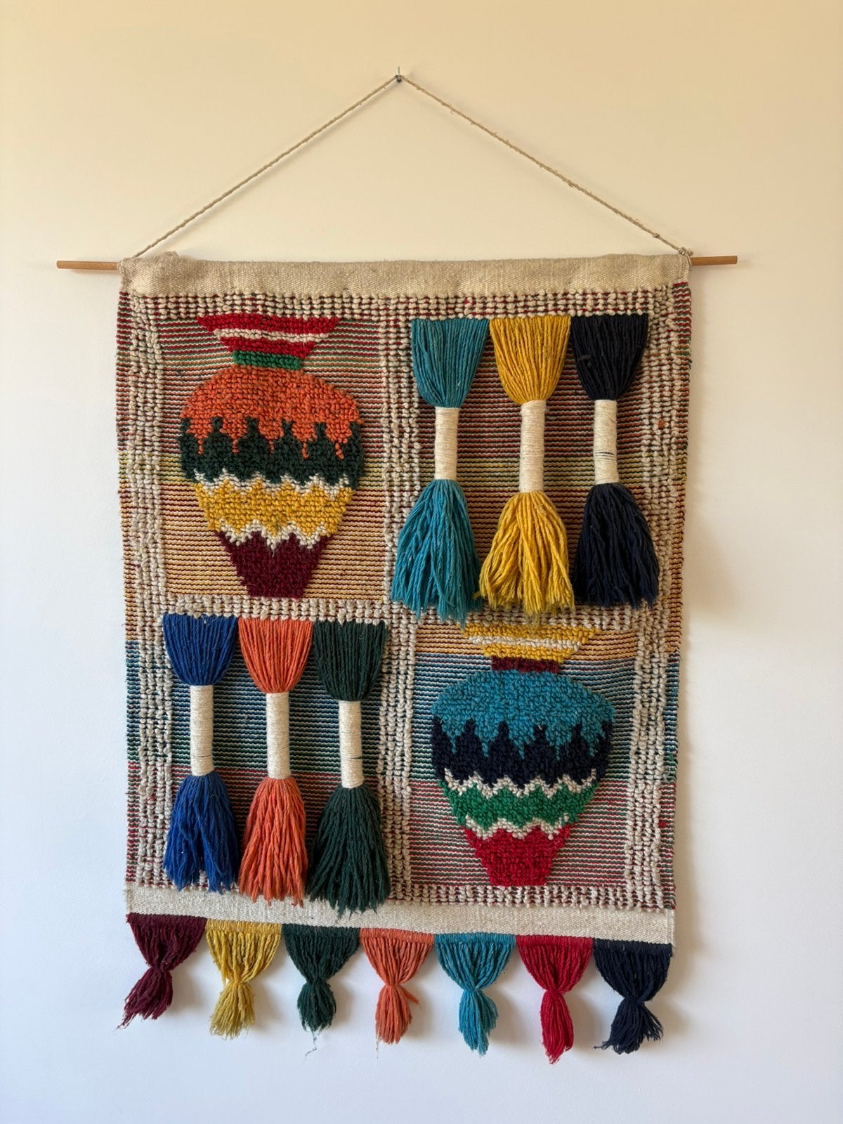 Wandkleed, Ophalen, Gebruikt, 120 cm, Meerkleurig
