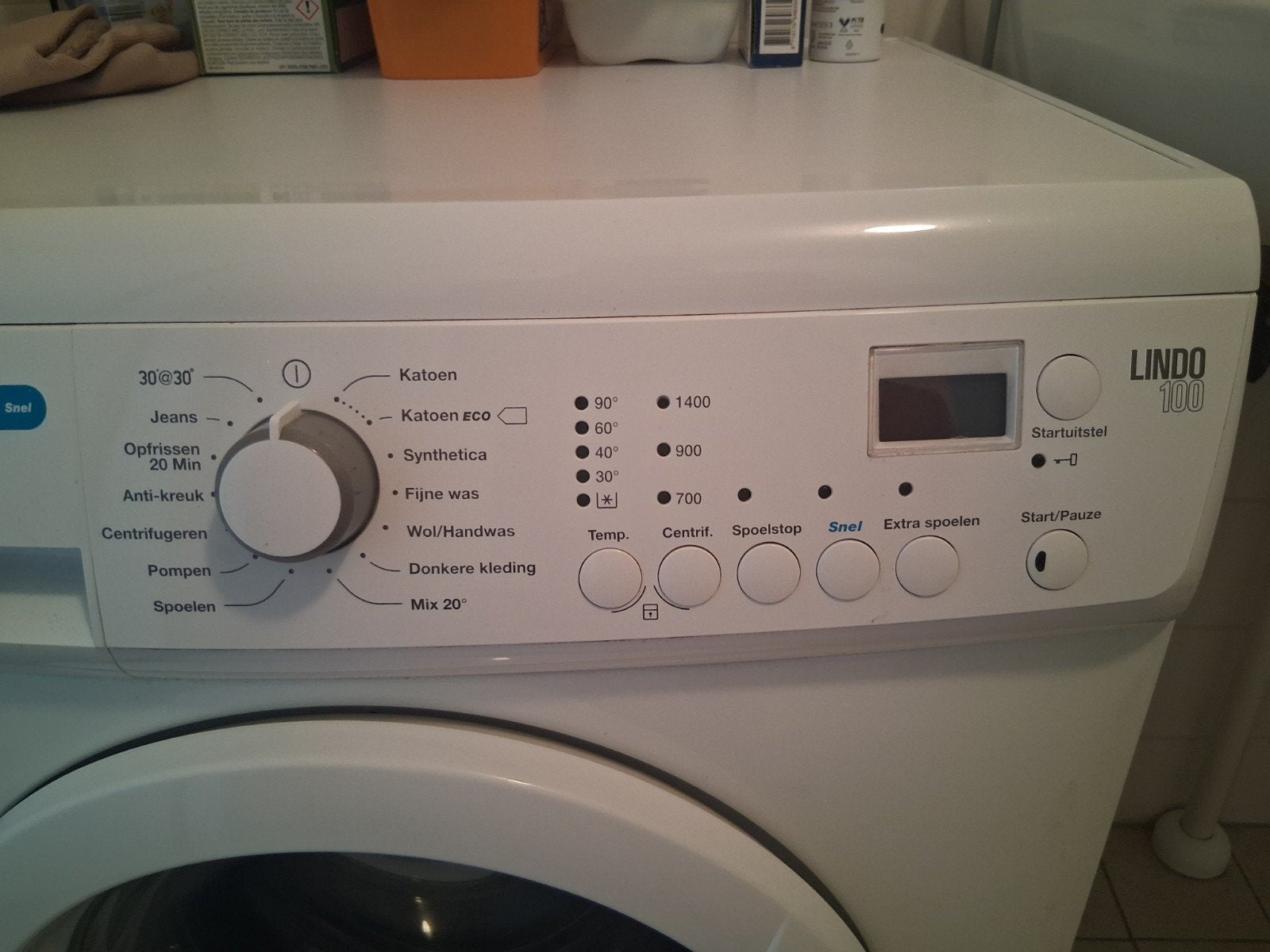 Zanussi Lindo 100 Wasmachine - 7kg, 1400 toeren, Witgoed en Apparatuur, Ophalen, Gebruikt, Handwasprogramma, Voorlader