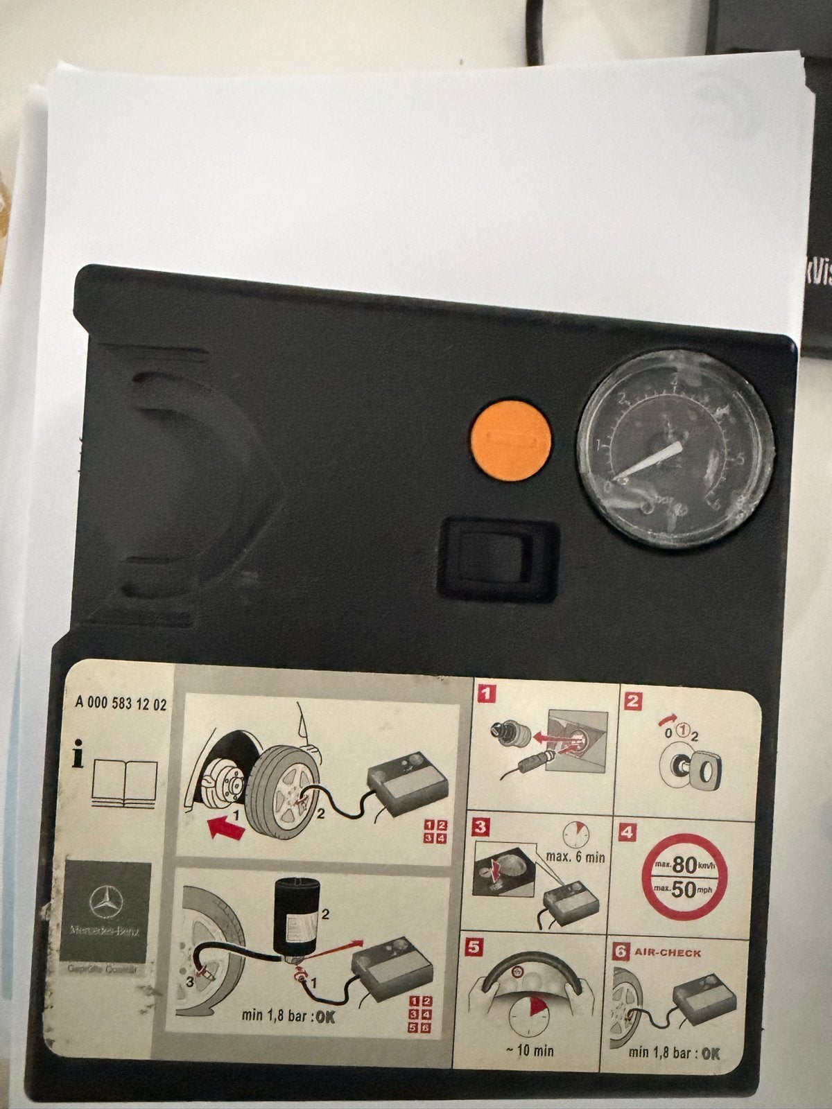 Mercedes-Benz ORIGINELE Compressor + thuiskomer, Ophalen of Verzenden, Nieuw