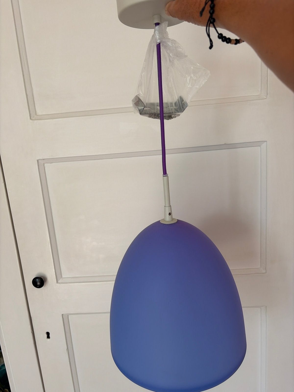 Seeddesign SQ-632P Hanglamp - Paars, Ophalen of Verzenden, Zo goed als nieuw, Overige materialen