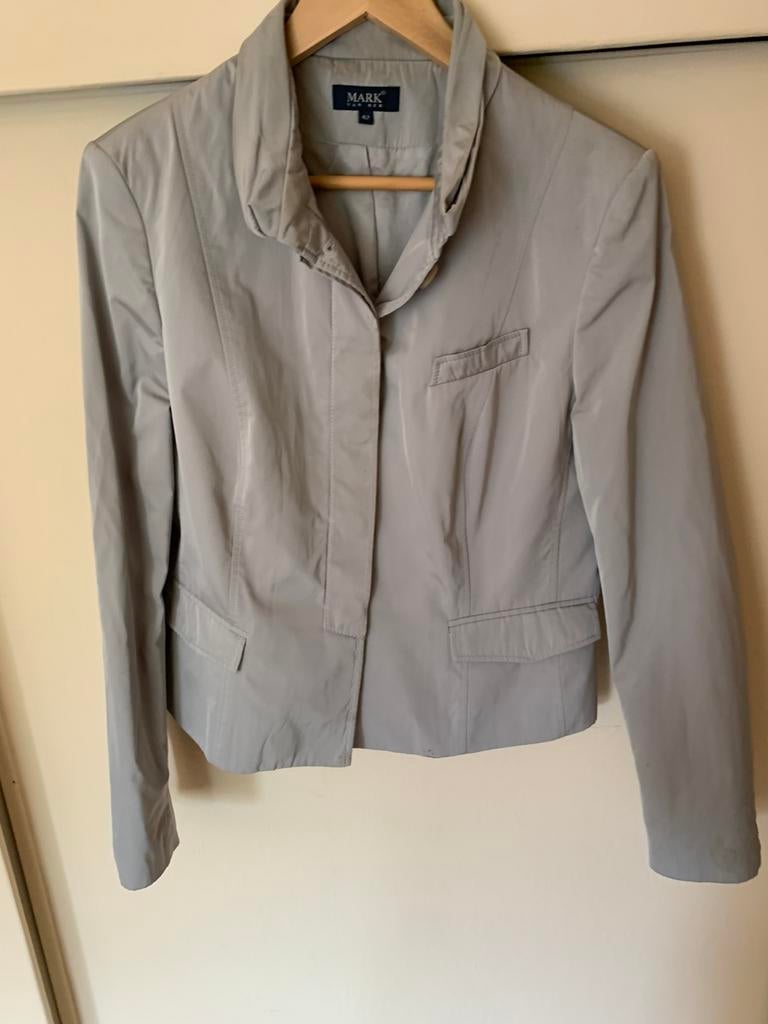 Mooie blazer van Mark maat 44, Maat 42/44 (L), Ophalen of Verzenden, Jasje, Grijs