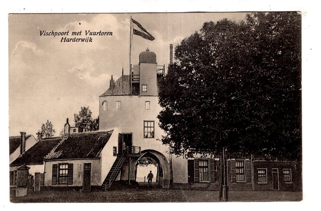 Harderwijk met  Vuurtoren, Verzenden, Voor 1920, Gelderland